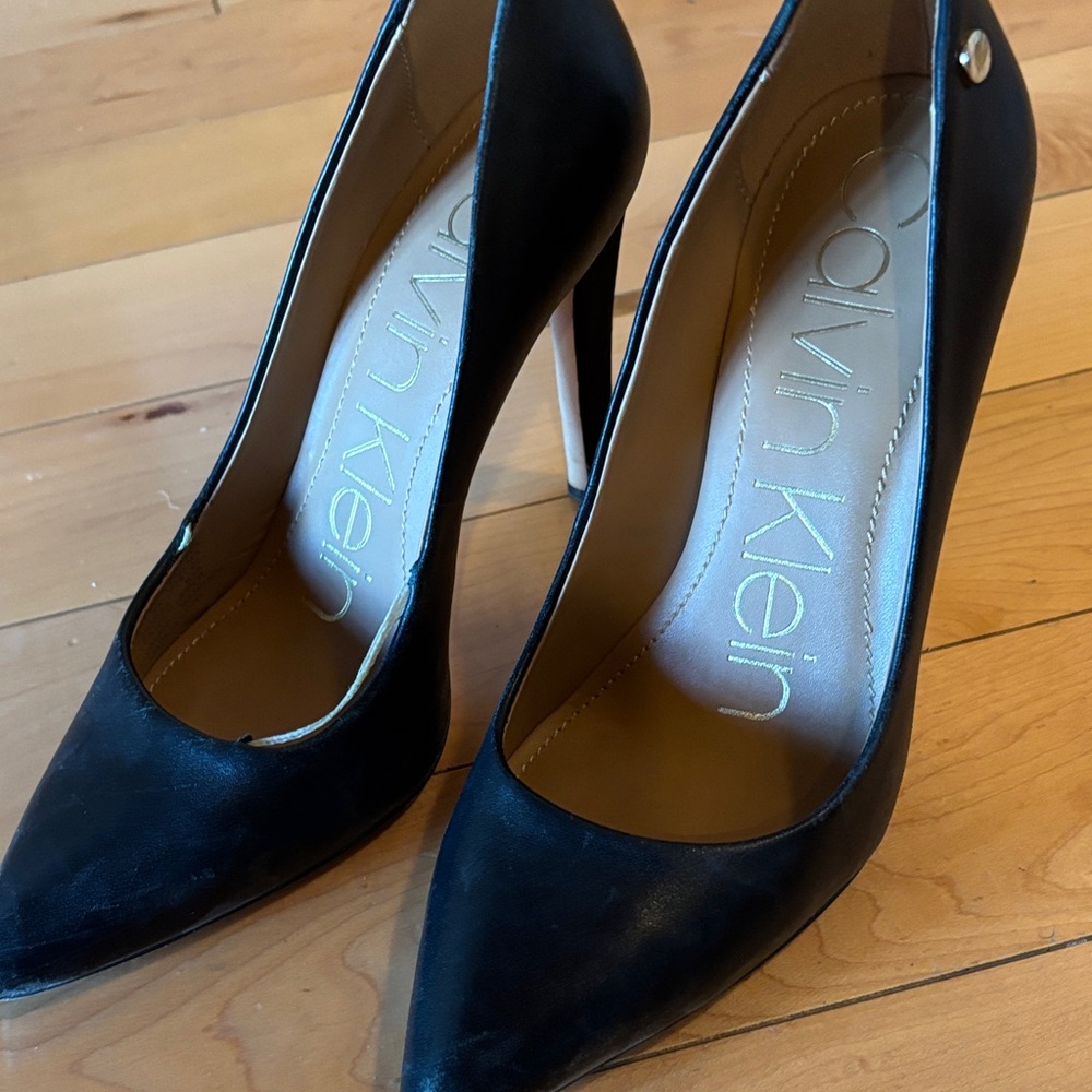Calvin Klein Women's Black Pointed Heels - Picture 6 of 6